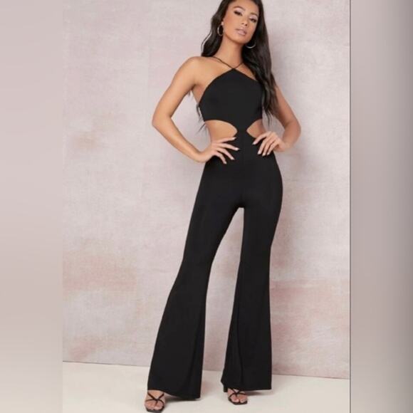 Hot Miami Styles Pants - Beautiful 70s Inspired Black Jumpsuit
